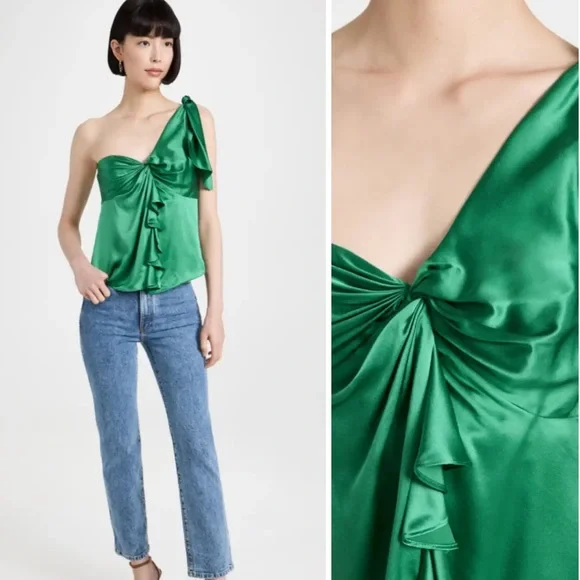 Cinq a Sept Jade Maeve top L- - Picture 2 of 6